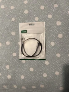 Braided USB A to USB C 90 Degrees Cable 3A USB to USB C Charger Cable - Picture 1 of 3