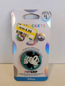 PopSockets PopGrip Phone Grip & Stand - Disney Peace Out Mickey - Picture 1 of 3