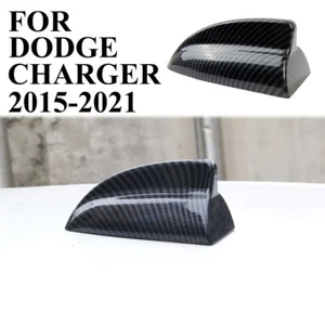 Carbon Fiber Style Roof Antenna Shark fin Shape Cover Trim for Dodge Charger - Picture 1 of 6