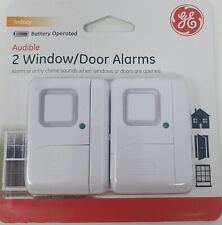 GE Audible Window Door Alarms Battery Operated Chime 5/2pks (10 total)