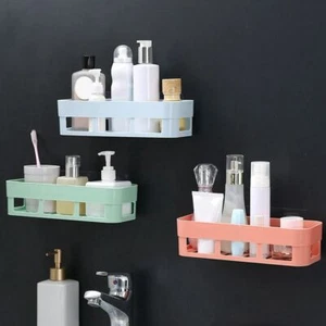 Bathroom Corner Shower Shelf Shampoo Soap Holder Rack Storage Organiser Caddy# - Picture 1 of 19