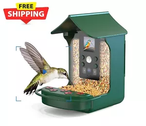 Bird Feeder with Camera, Outdoor Smart Bird Feeder with Solar Panel.. - Picture 1 of 7