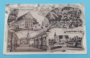 RAR! AK Thallwitz Schloss Th.Döche Reussischer Hof Petzold Eilenburg 1912 Wurzen - Bild 1 von 4