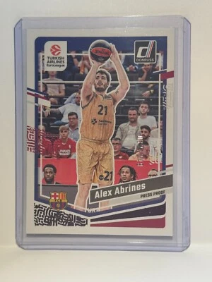 2023-24 Panini Donruss Euroleague Alex Abrines #109 Press Proof /249 - Image 1 of 3