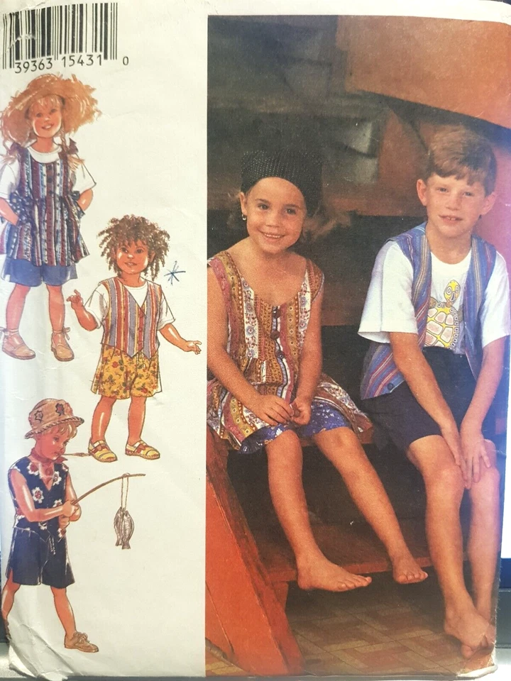 Sewing Pattern**Childs Top, Shorts, Waistcoat & Smock**STYLE 2477**Age 3-8 Years - Image 1 of 1