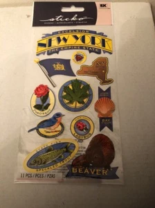 Sticko New York The Empire State Stickers -11 Pcs NEW! - Picture 1 of 6