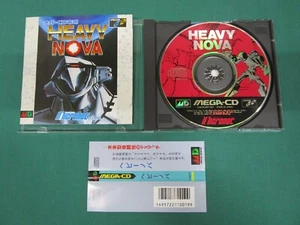 Mega CD -- Heavy Nova -- included spine card. JAPAN GAME. Sega Genesis. 12211 - Picture 1 of 12