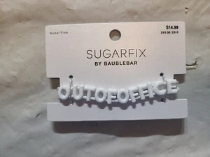 SUGARFIX by BaubleBar Out Of Office Pull-Tie Bracelet - White - Picture 1 of 3