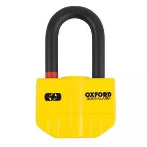 Oxford Boss 14mm Moto Disco Bloqueo Alarma Fuerte Moto Thatcham Seguridad - Imagen 1 de 9