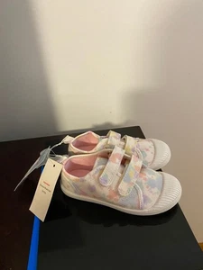 NUEVAS ZAPATILLAS INFORMALES CAT & JACK PARA NIÑA TALLA 10 - Imagen 1 de 7