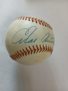 Enos Country Slaughter, 1985 HOF Inductee, Signed MLB Baseball JSA Auth - Picture 1 of 8