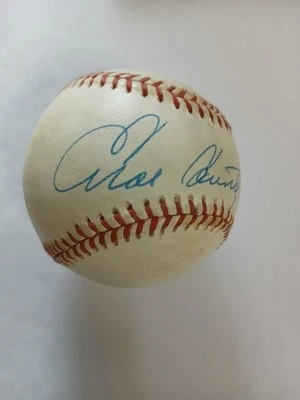 Enos Country Slaughter, 1985 HOF Inductee, Signed MLB Baseball JSA Auth - Image 1 of 4