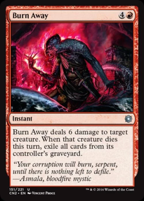 Burn Away -Foil Near Mint MTG Conspiracy: Take the Crown - Image 1 of 1