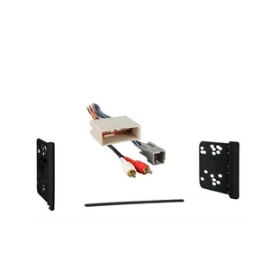 Fits Lincoln Town Car 98-02 Double DIN Stereo Harness Radio Install Dash Kit - Picture 1 of 3