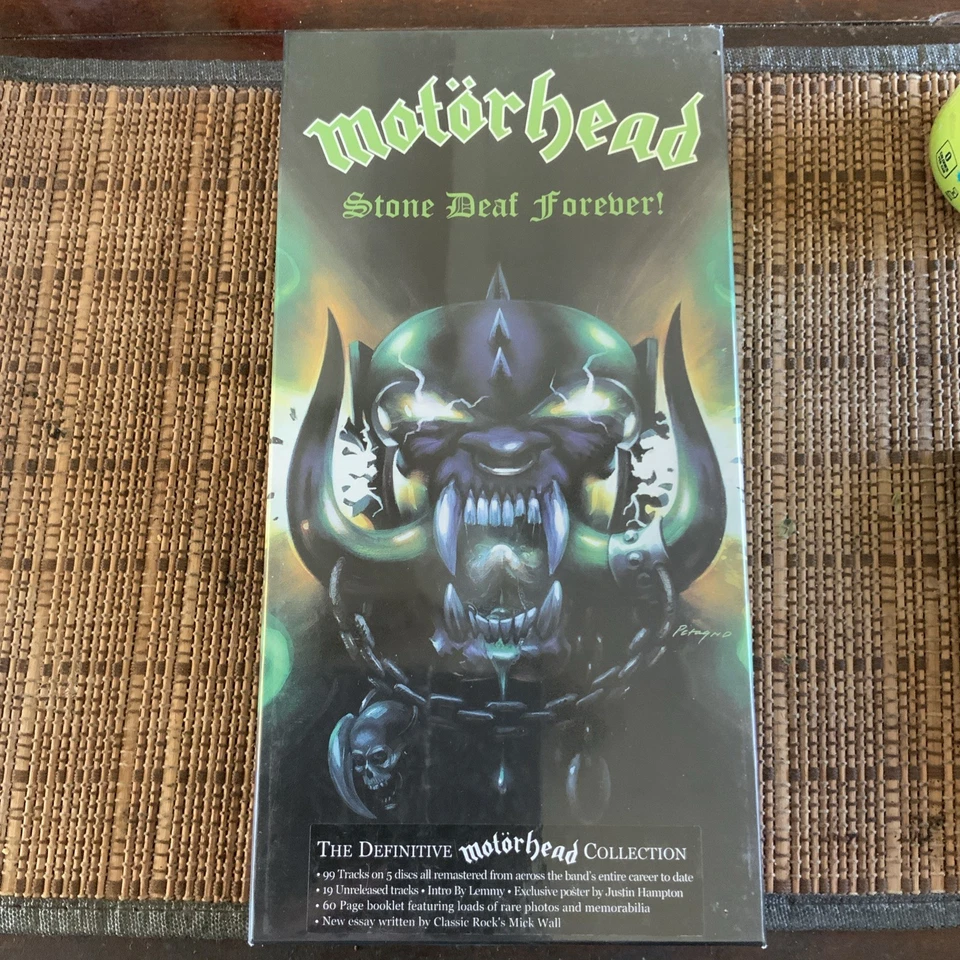 Motorhead Stone Deaf Forever! - 5 CD Box Set with poster/book * SEALED* - Image 1 of 3
