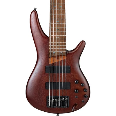 Ibanez SR506E 6弦电贝斯棕色桃花心木 — 第 1/4 张图片