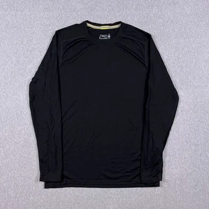 Camisa SmartWool Para Hombre Mediana Merino 150 Capa Base Manga Larga Negra - Imagen 1 de 10