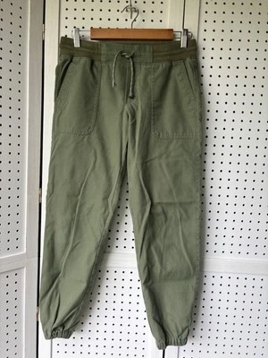 Pantalón de chándal Burton Joy talla XS verde holgado elástico informal lona Foto 1 de 4