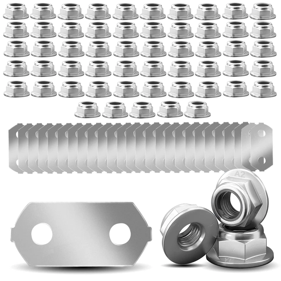 TOFCBYE Hybrid Battery, Nickel-Plated Copper Bus Bars & SS Nuts Set