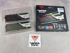 Viper Gaming Venom DDR5 RAM 5600 MT/s - 64 GB 2x32GB Kit PC5-44800 - Picture 1 of 3