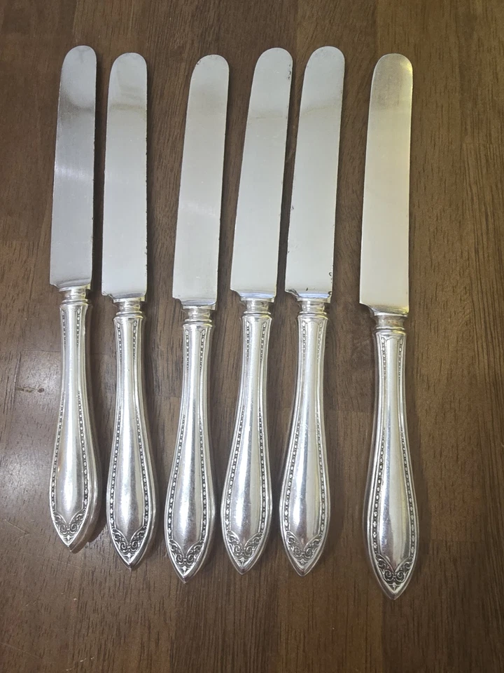 Juego de 6 cuchillos Onieda Community Sheraton Butter Place de colección Foto 1 de 3