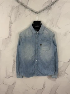 G-Star Raw Long Sleeve Denim Shirt Utility Style Size L - Picture 1 of 15