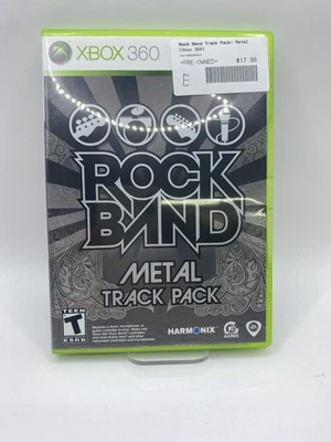 Rock Band Metal Track Pack Xbox 360 Video Game Complete Case Manual Harmonix - Image 1 of 4