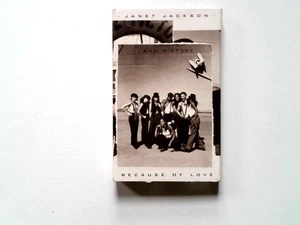 Janet Jackson Because of Love Cassette 1993 Virgin Records - Picture 1 of 3
