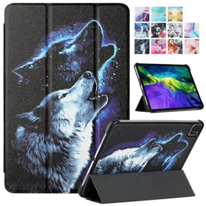 Case Protective Leather Cover For iPad 9.7" 5/6th iPad 10.2" 7/8/9th Gen Tablet - Picture 1 of 25