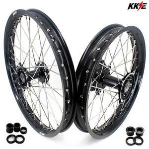 KKE 21/19 Cast Dirt Bike Wheels for Honda CR125R CR250R 2002-2013 Motorcycle Rim - Picture 1 of 12