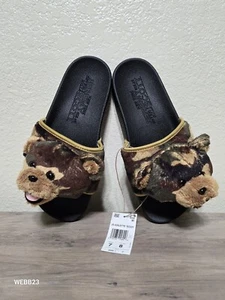 Adidas x Jeremy Scott Adilette Teddy Camo Slides Size 7Men’s/ 8Women’s H02882 - Picture 1 of 6