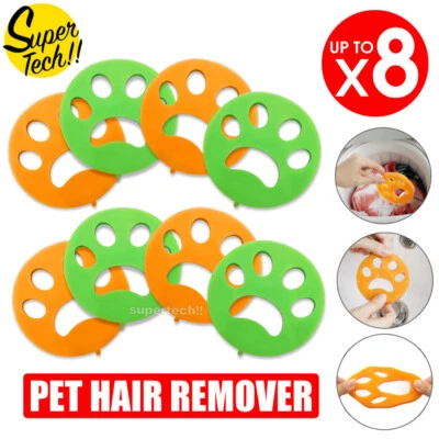 Pet Hair Remover Dog Cat Fur Reusable Lint Catcher Laundry Washing Machine AU - image 1 of 4