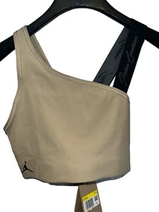 NEU Jordan Paris Damen Collective asymmetrischer Sport-BH Gr. Small Dusty Sage - Bild 1 von 9