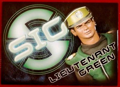 Captain Scarlet - LIEUTENANT GREEN - SIG Embossed Chase Card SIG5 - Cards Inc - Image 1 of 2