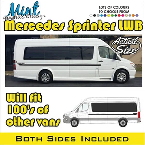 LWB MERCEDES SPRINTER Camper MOTORHOME MK2 Decals Stickers Van Graphics 062 - Picture 1 of 4