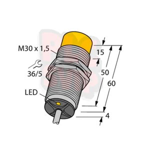 TURCK NI20U-M30-VP4X 1582462 Inductive sensor New in Box 1PCS - Picture 1 of 4