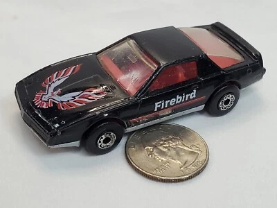 Matchbox No. Pontiac Firebird SE 1982 12 negro desgaste pesado Foto 1 de 4