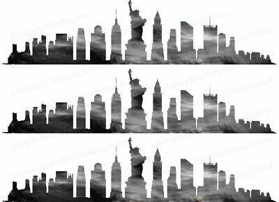 New York Tortenband Bordüre Bild Party Deko Geburtstag Skyline NYC USA essbar - Bild 1 von 4