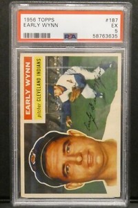 1956 Topps Early Wynn #187 PSA 5 EX