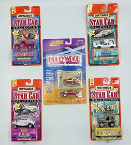 Lot Of 5 Matchbox & Johnny Lightning - Miami Vice Starsky MASH Happy Days Grease - Imagen 1 de 7