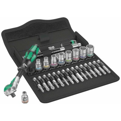 Wera Zyklop SAE 1/4? Drive Speed Ratchet 28 Piece Set - Image 1 of 3