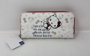 Portafoglio lungo Hello Kitty Sanrio Japan "Tocca di nuovo il mio cuore" NUOVO con etichette - Foto 1 di 17