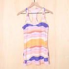 LULULEMON Cool Racerback Beacher Stripe White Iris Flower 8