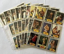1986 Scanlon’s WWF Pro Wrestling Hulk Hogan Rookie Full Set Of 66 Cards