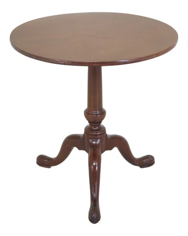 F48523EC: KITTINGER Colonial Williamsburg Round Mahogany Table Cover