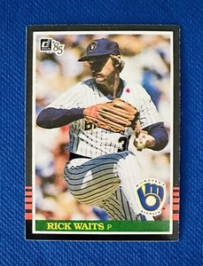 1985 DONRUSS #368 RICK WAITS MILWAUKEE BREWERS NM-MT or BETTER 79 CAREER WINS - Picture 1 of 4