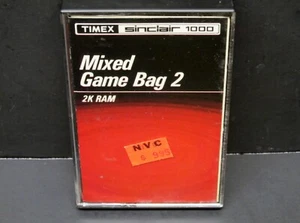 Mixed Game Bag 2, Timex Sinclair 1000, 1982, Cassette & Manual, Never Used - Picture 1 of 4
