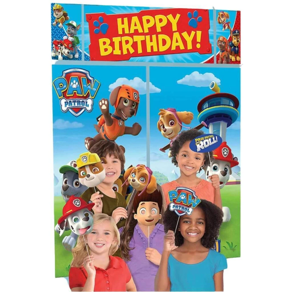 Setter y accesorios de escena de feliz cumpleaños Paw Patrol 17pk Foto 1 de 1
