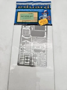 Eduard 22058 Karl Railway gun Photoetched Parts für Hasegawa Kit Neu