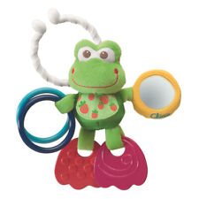 Chicco Toy Activities Frog Baby/Kids Stroller Hanging Clip-On Toy Teething 3m+